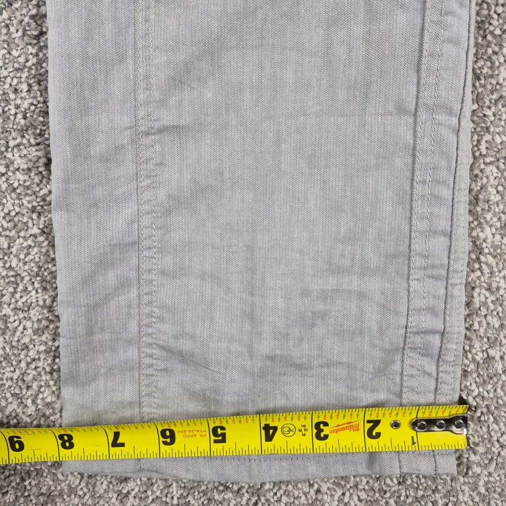 KUHL Cabo Pants Womens 0 Short Gray Linen Blend Lightweight Hiking Outdoors - Picture 6 of 10